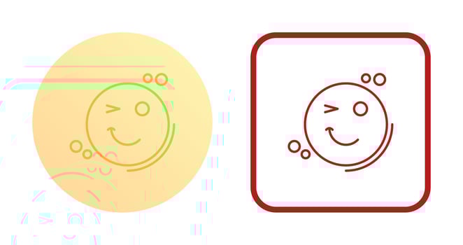 Wink Vector Icon