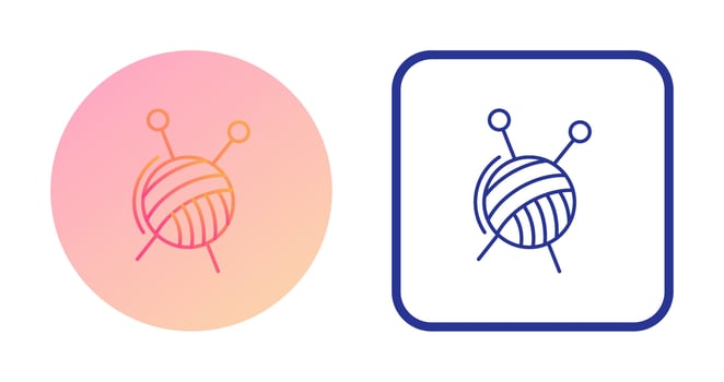 Knitting Vector Icon