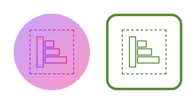 Object Alignment Vector Icon