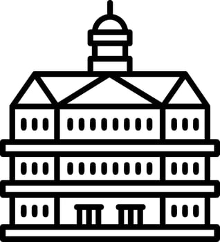 Royal Palace Vector Icon
