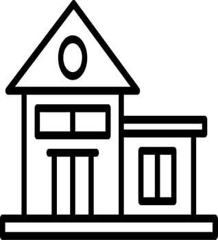 Bungalow Vector Icon