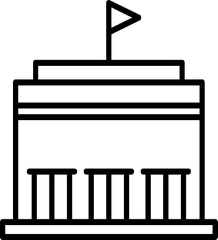 City Hall Vector Icon