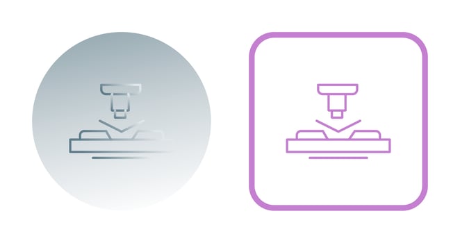 Press Vector Icon