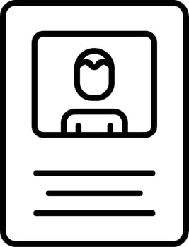 Name Tag Vector Icon