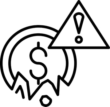 Insolvent Vector Icon