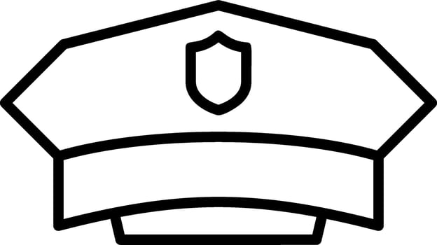 Police Hat Vector Icon