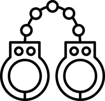 Handcuffs Vector Icon