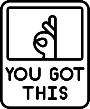 You Got This Vector Icon