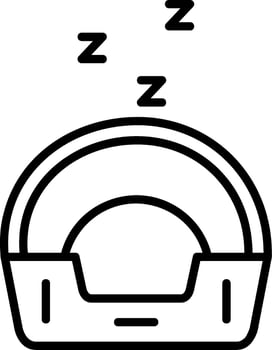 pet bed Vector Icon