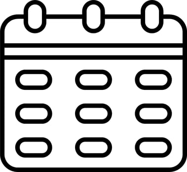 Calendar Vector Icon
