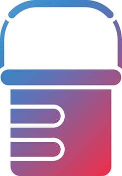 Bait Bucket Vector Icon