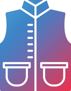 Fishing Vest Vector Icon