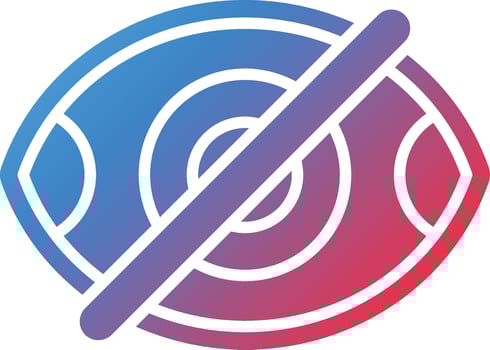 Hiding Vector Icon
