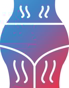 Stretchmarks Vector Icon