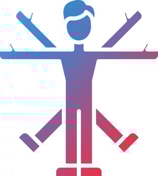 Ergonomic Vector Icon