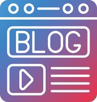 Blogging Vector Icon