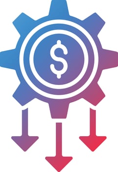 Low Startup Cost Vector Icon