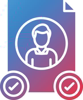 Job Candidate Male Vector Icon