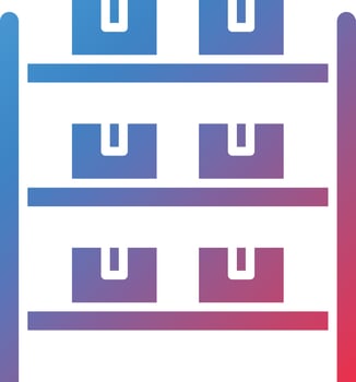 Shelf Capacity Vector Icon