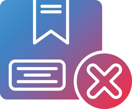 Delivery Cancelled Vector Icon