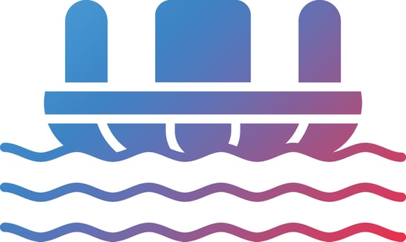 River Rapids Vector Icon