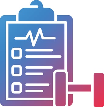 Fitness Program Vector Icon