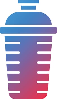 Protein Shake Vector Icon