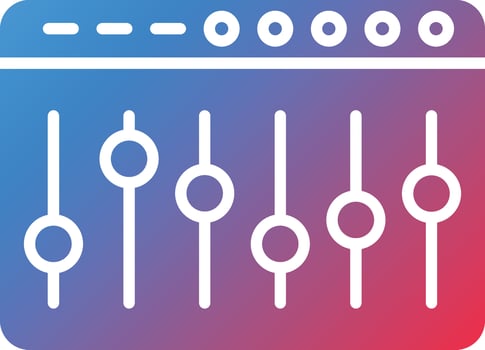 Equalizer Vector Icon