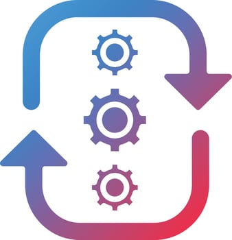 Cycle Diagram Vector Icon