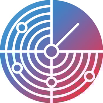 Radar Vector Icon