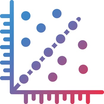 Scatter Vector Icon
