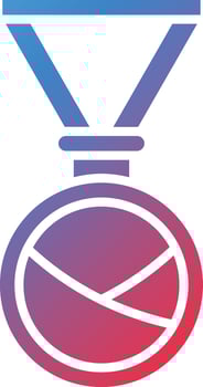 Field Hockey Medal Vector Icon