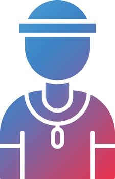 Referee Male Vector Icon