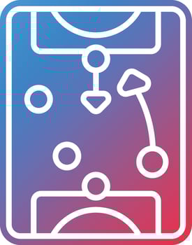 Tactics and Positioning Vector Icon