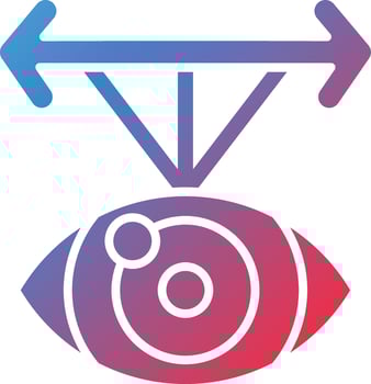 Visual Field Vector Icon