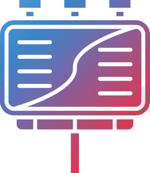 Billboard Vector Icon