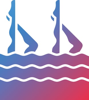 Artistic Swimming Vector Icon
