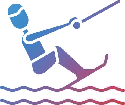Wakeboarding Vector Icon