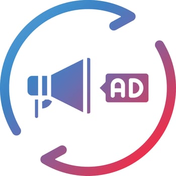 Promotional Mix Vector Icon