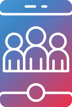 Online Community Vector Icon