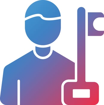 Key Person Vector Icon