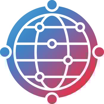 Global Network Vector Icon