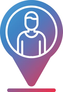 User Location Vector Icon