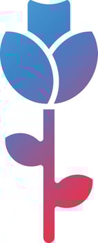 Rosebush Vector Icon