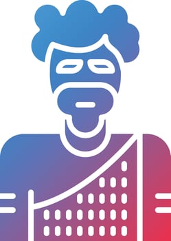 Neanderthal Man Vector Vector Icon