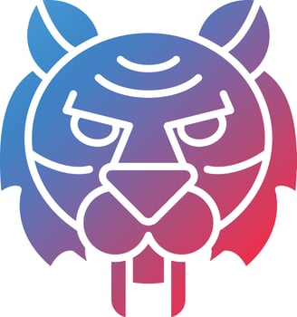 Saber Toothed Tiger Vector Vector Icon