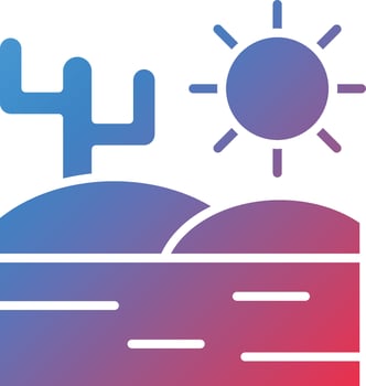 Desert Vector Icon