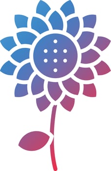 Sunflower Vector Icon