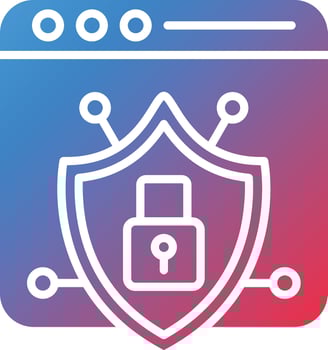 Browser Security Vector Icon
