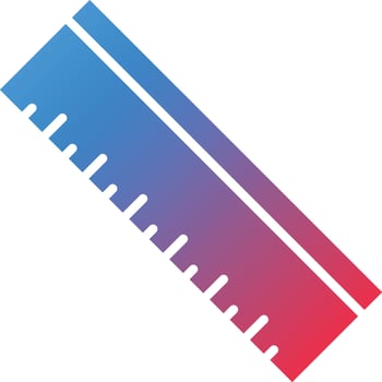 Ruler Vector Icon